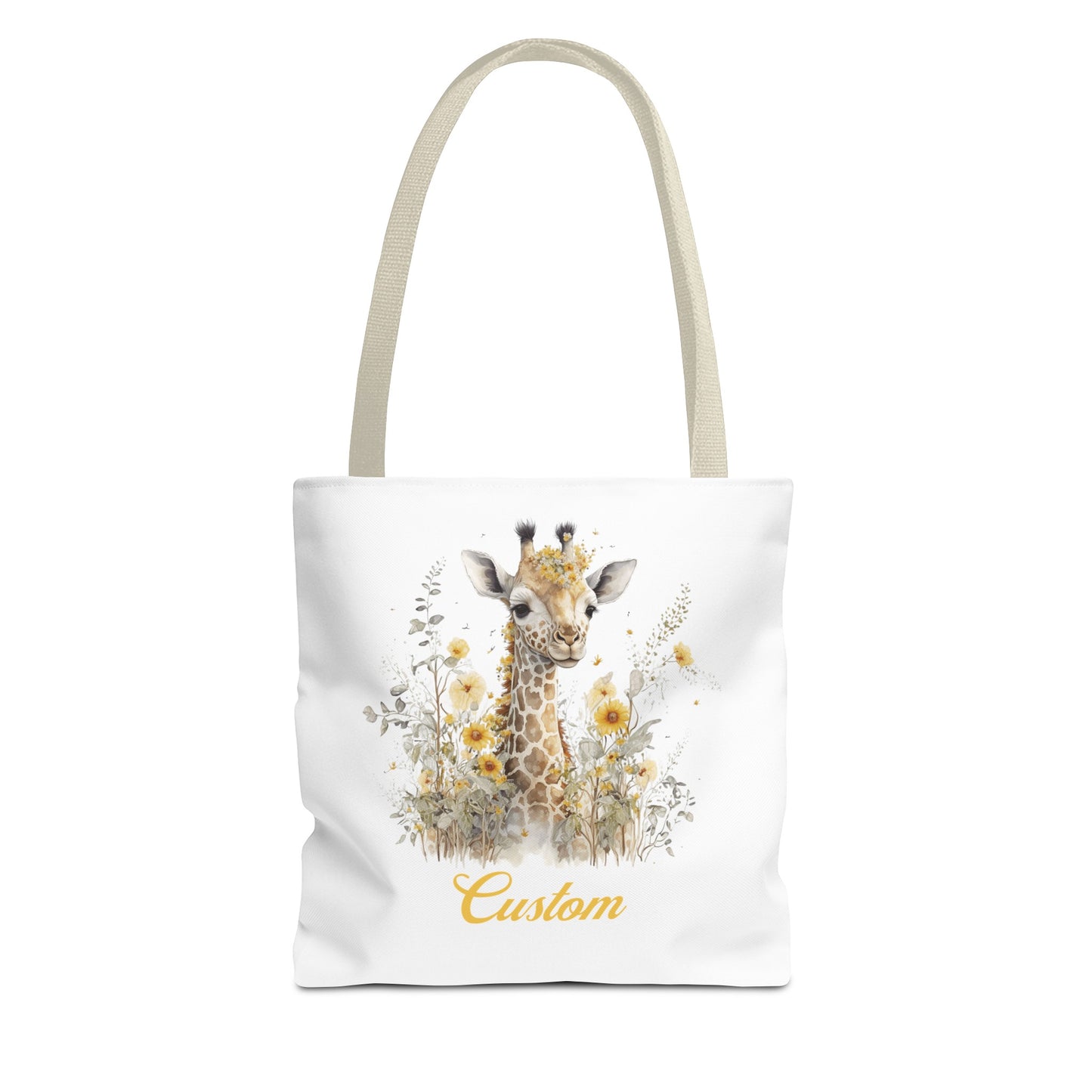 Personalized Nursery Giraffe Bag