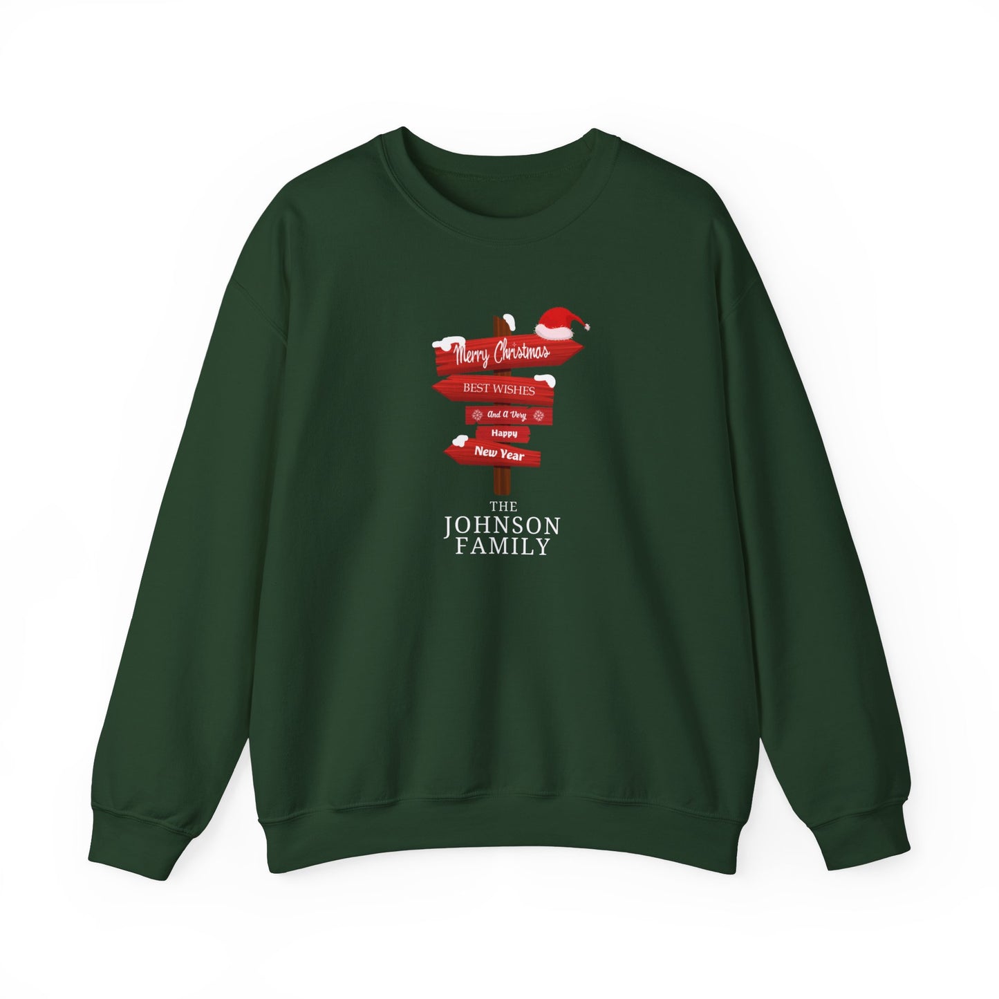 Personalized Christmas Sign Sweatshirt