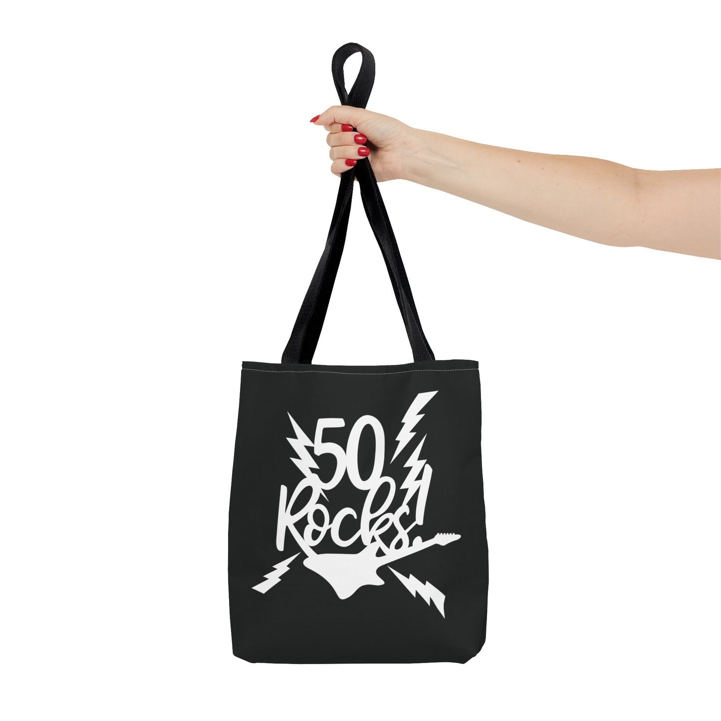 Personalized 50 Rocks Birthday Tote Bag