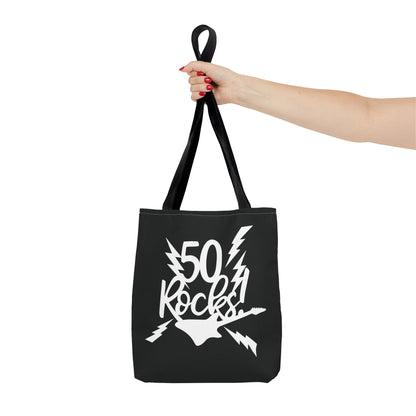 Personalized 50 Rocks Birthday Tote Bag