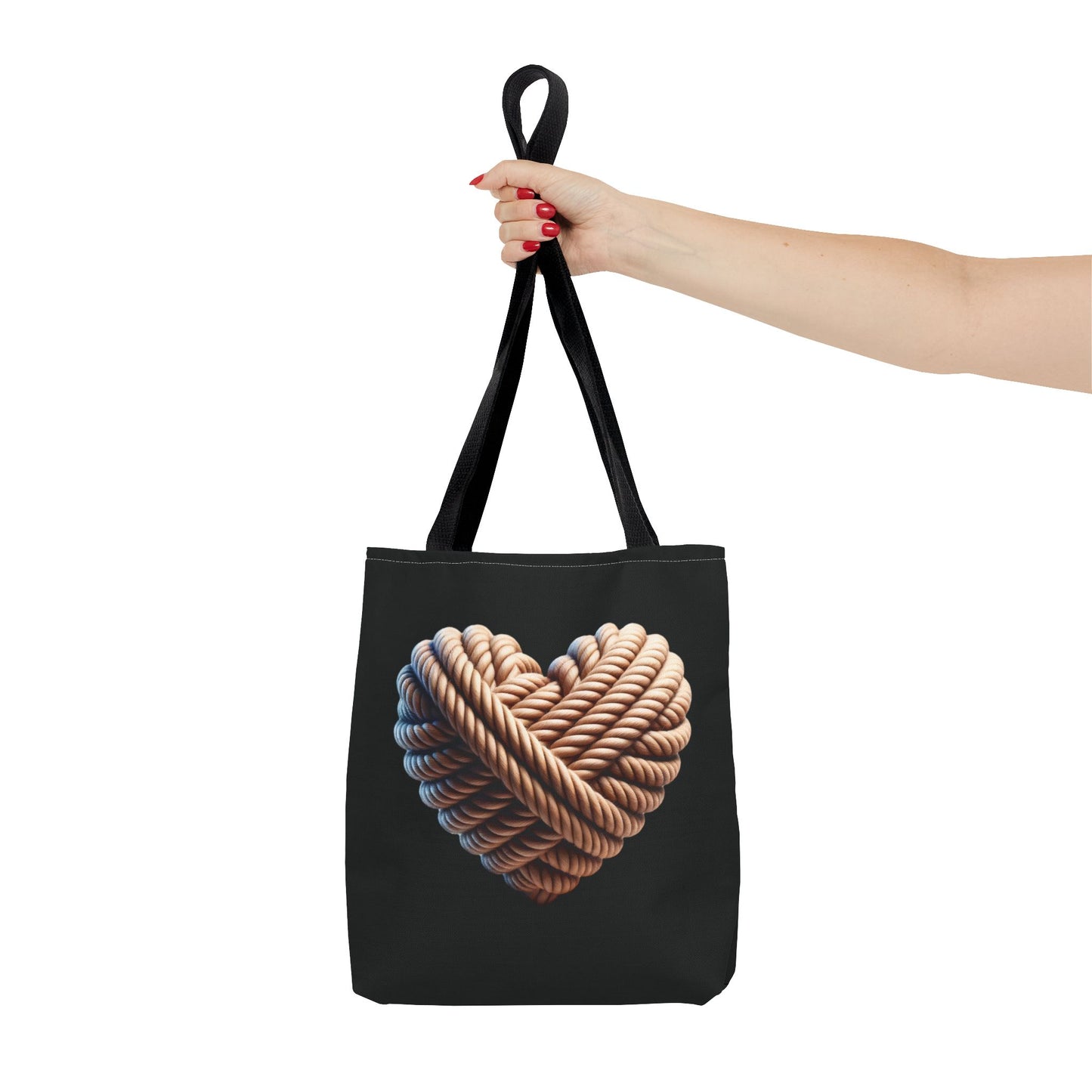 Heart Rope Tote Bag