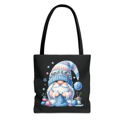 Gnome Knitting Tote Bag