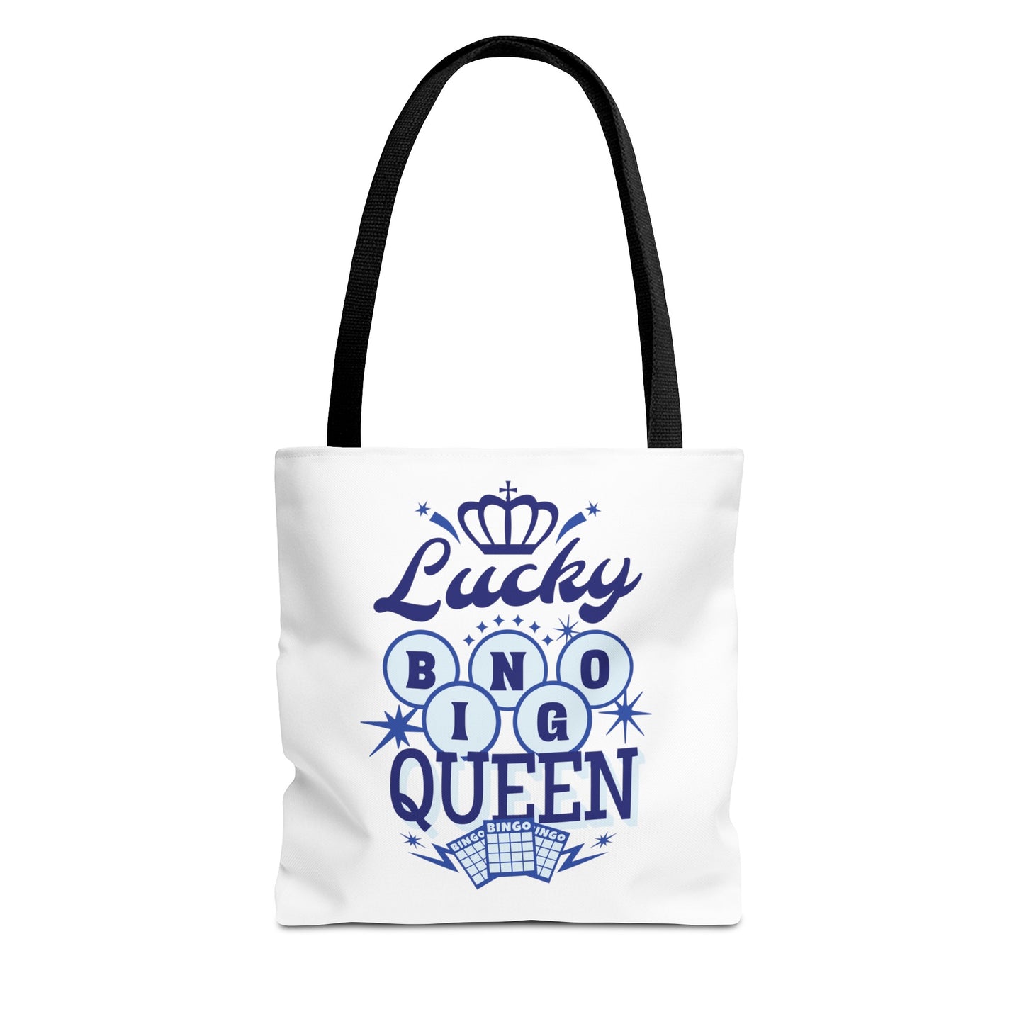 Lucky Bingo Queen Tote Bag - Blue