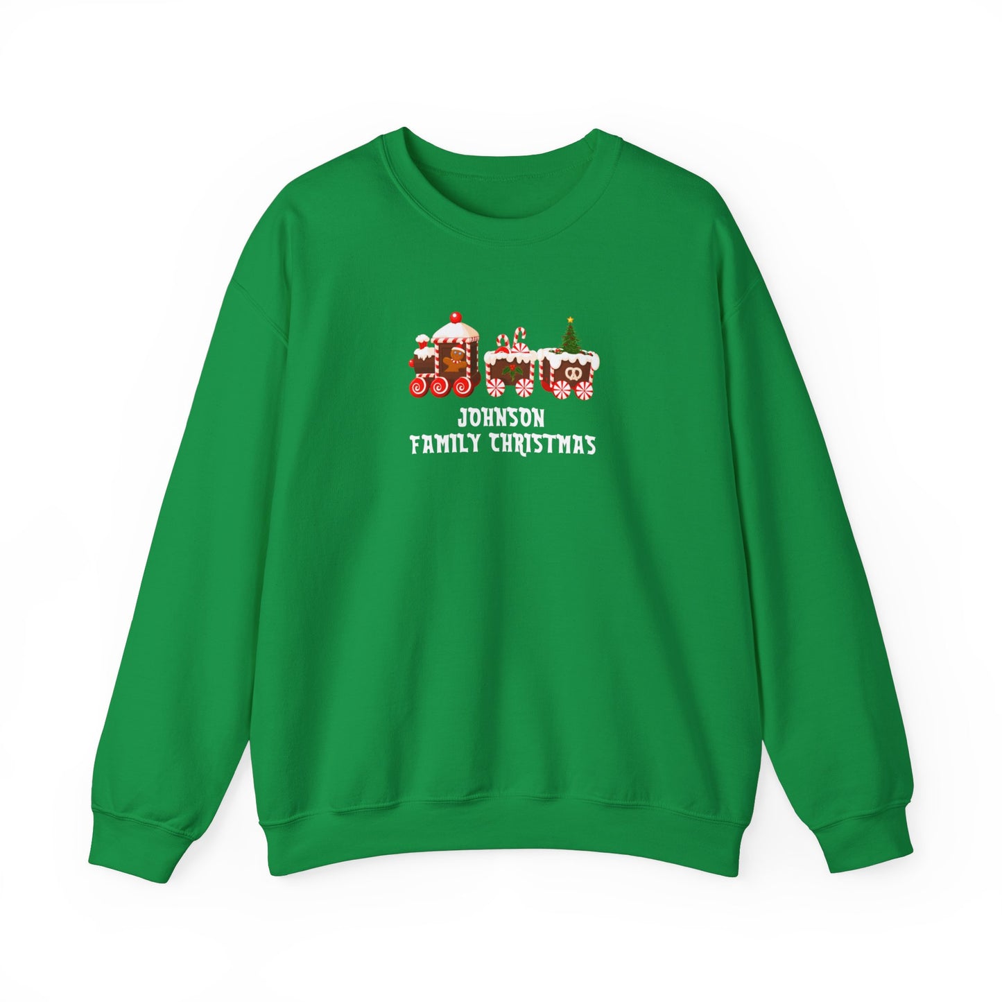 Personalized Family Train Christmas Sweatshirt