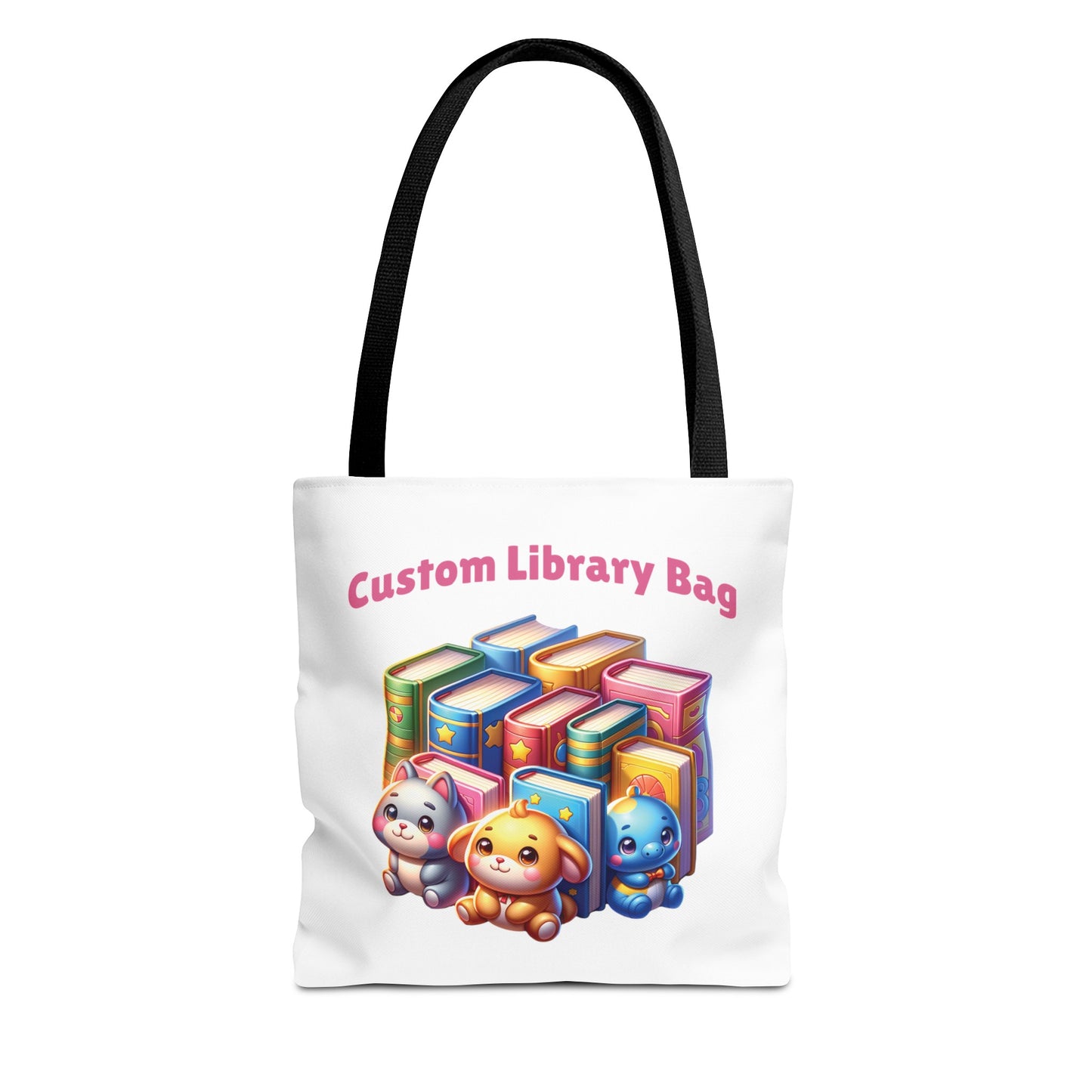 Personalized Library Bag - Pink