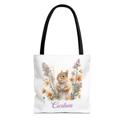 Personalized Nursery Squirrel Bag