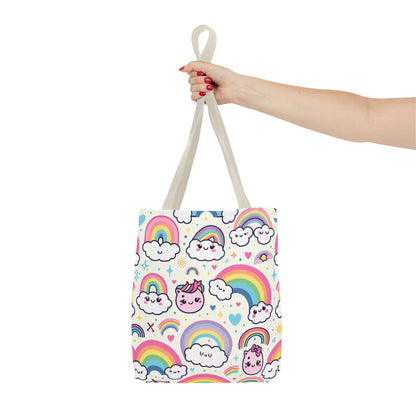 Kid's Rainbow Pattern Tote Bag