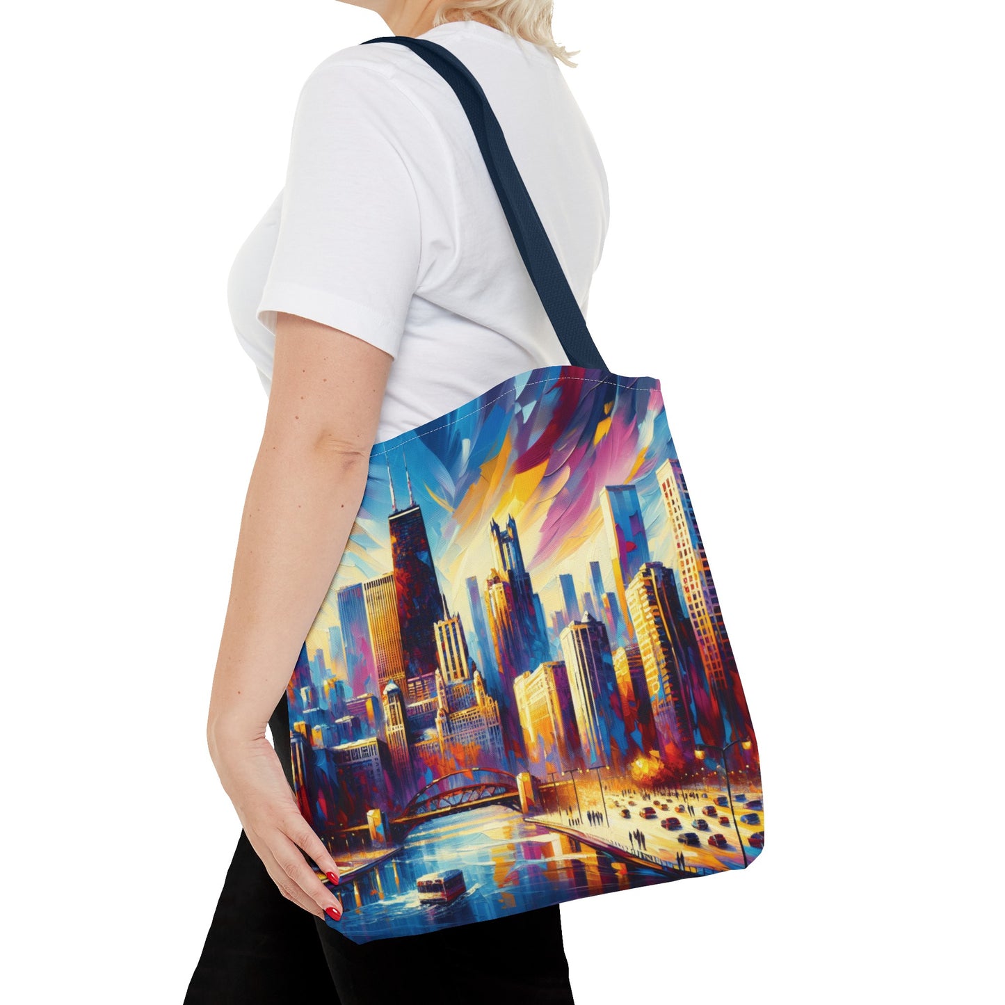 Chicago Skyline Tote Bag