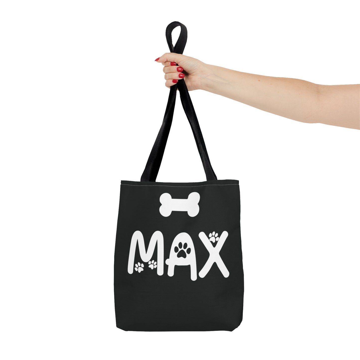 Personalized Dog Name Tote Bag