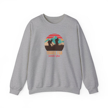 Travel Far Wander Often Sweatshirt