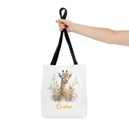 Personalized Nursery Giraffe Bag