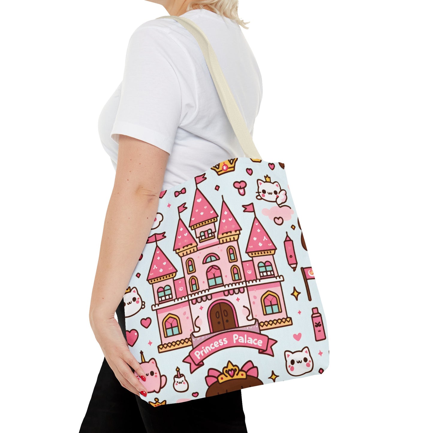 Kid's Princess Palace Pattern Tote Bag