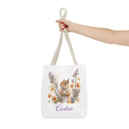 Personalized Nursery Squirrel Bag