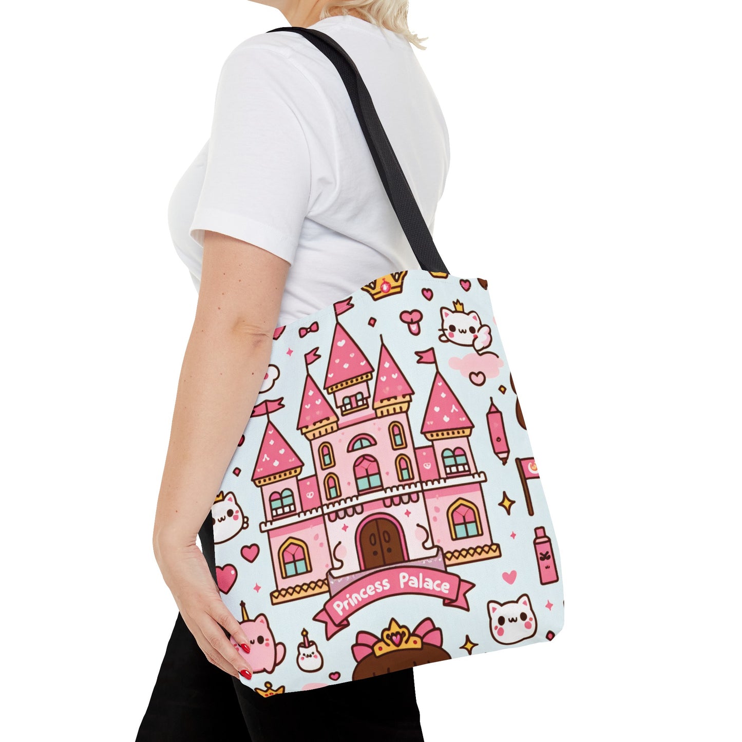 Kid's Princess Palace Pattern Tote Bag