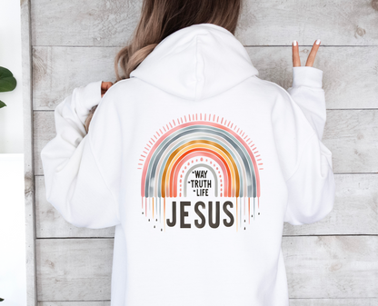 Way Truth Life Jesus Hoodie