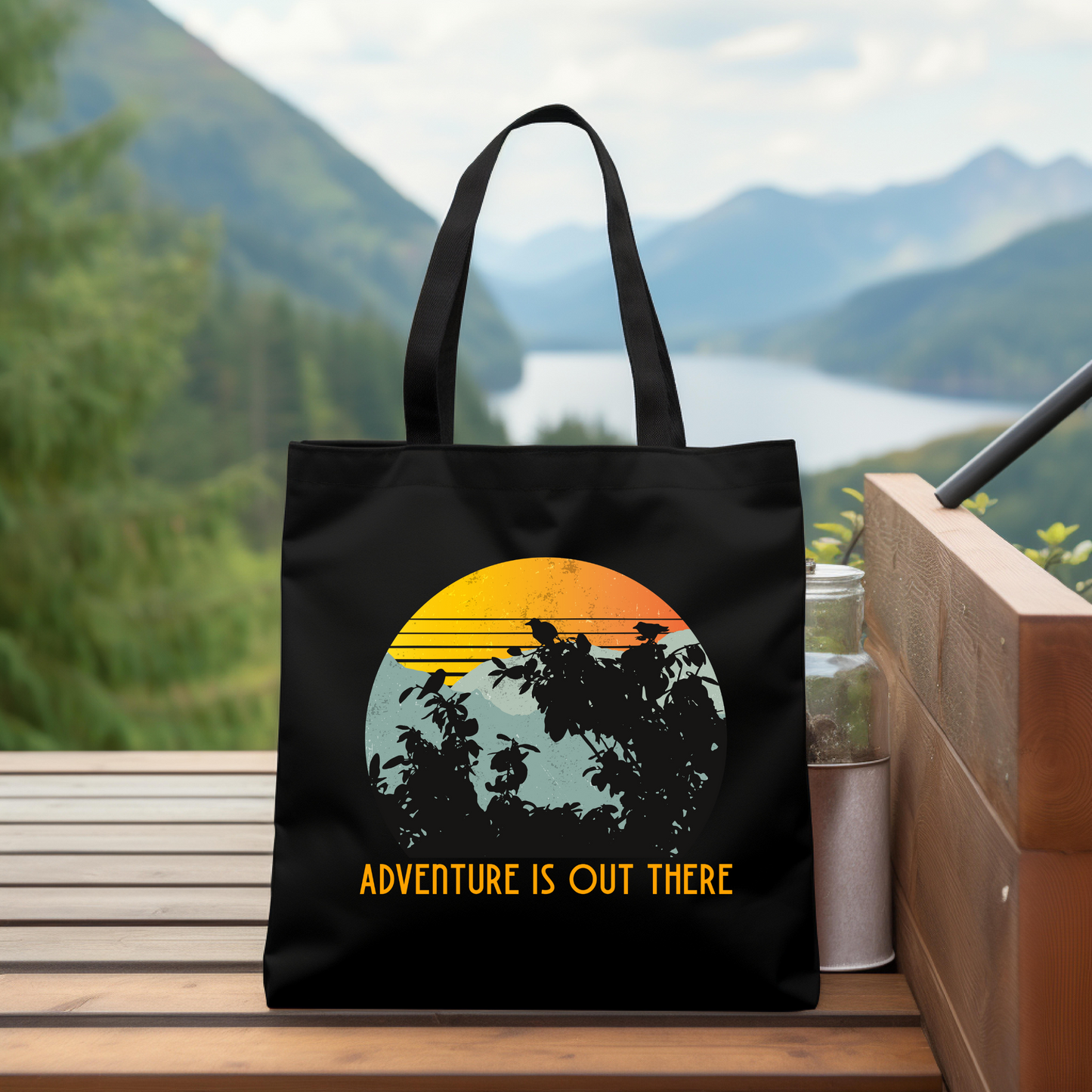 Adventure Is Out There Tote Bag