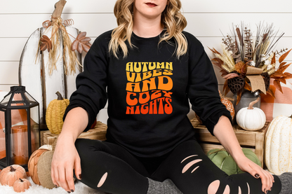 Autumn Vibes and Cozy Nights Sweatshirt