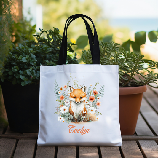 Personalized Nursery Fox Bag