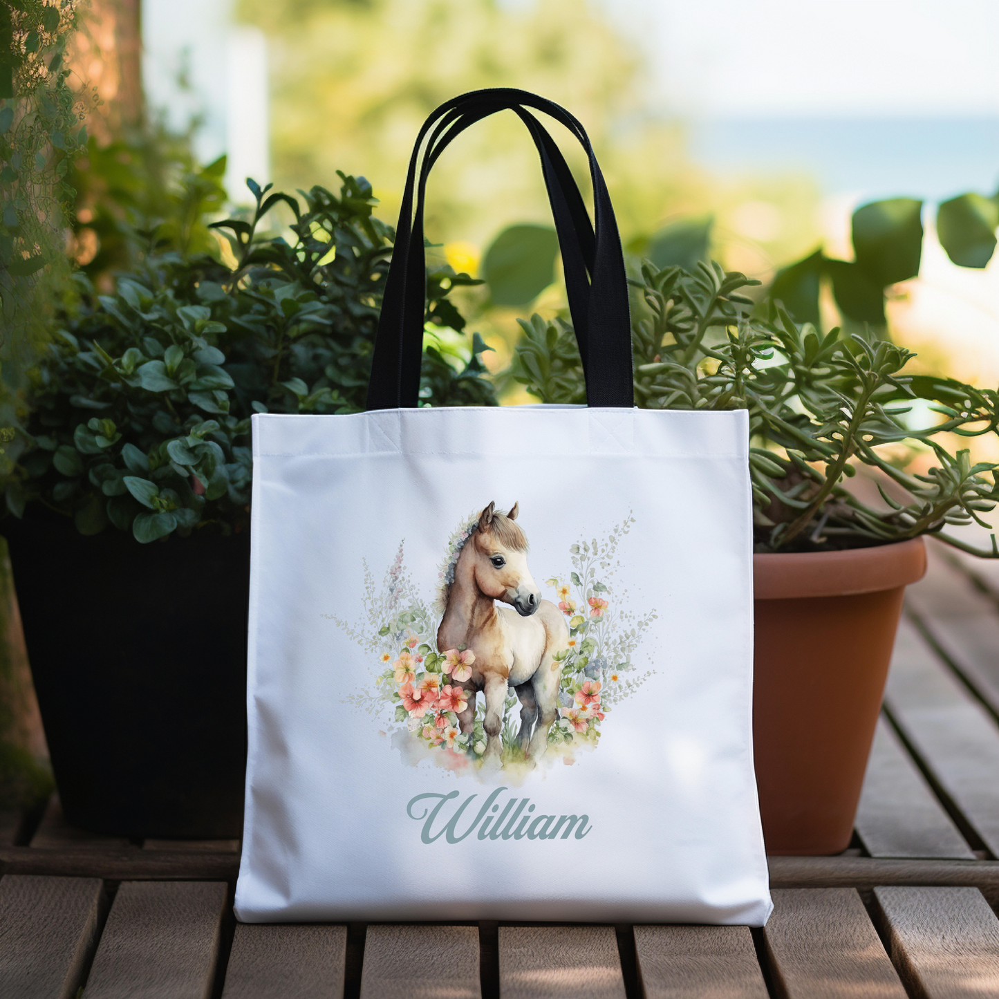 Personalized Nursery Horse Bag