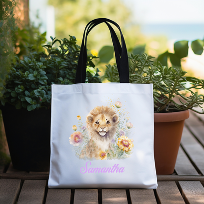 Personalized Nursery Lion Bag