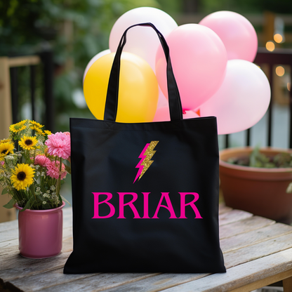 Personalized 30th Rocks Birthday Tote Bag