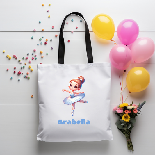 Personalized Dancer Tote Bag