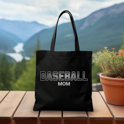 Baseball Mom Tote Bag