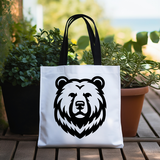 Personalized Bear Tote Bag