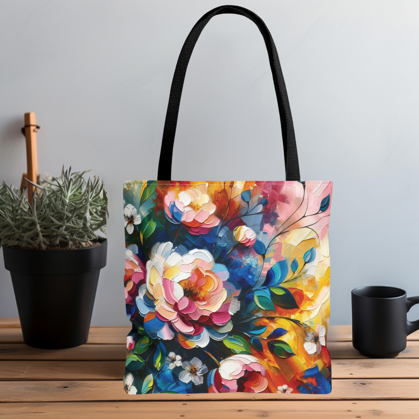 Blooming Flowers Tote Bag