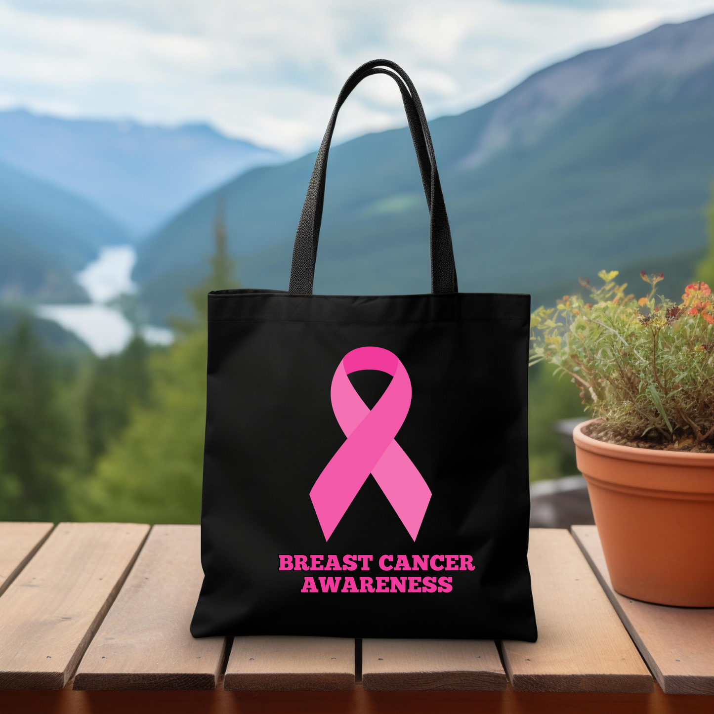 Breast Cancer Awareness Tote Bag