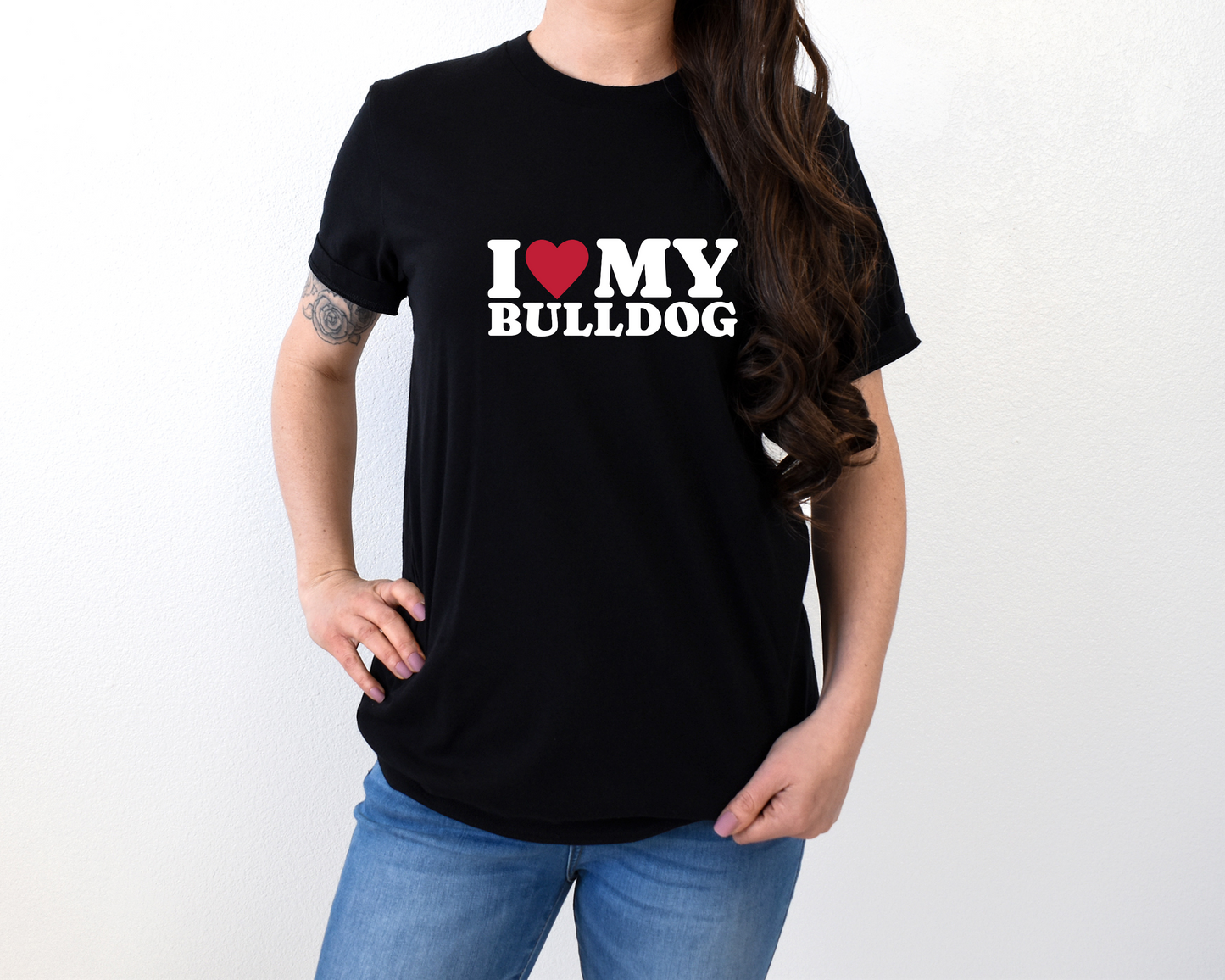 I Love My Bulldog Shirt