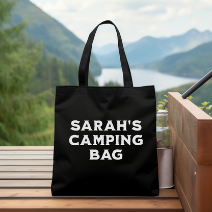 Personalized Camping Tote Bag