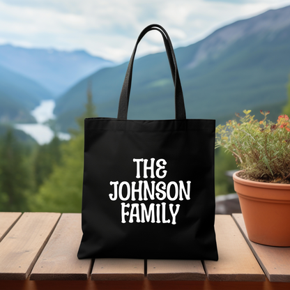 Personalized Camping Tote Bag