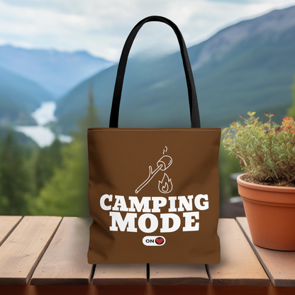 Camping Mode On Tote Bag