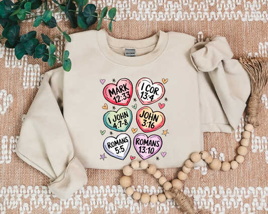 Valentine Hearts Sweatshirt