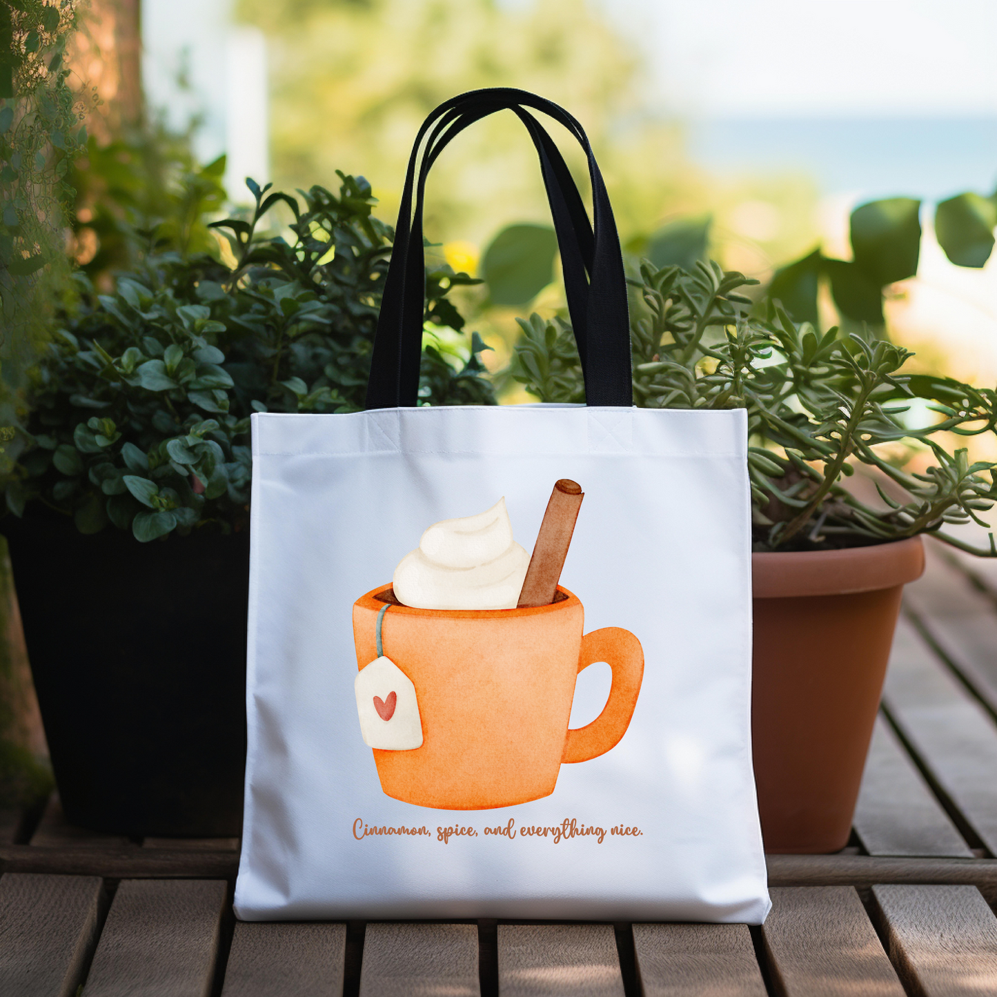 Cinnamon Spice Tote Bag