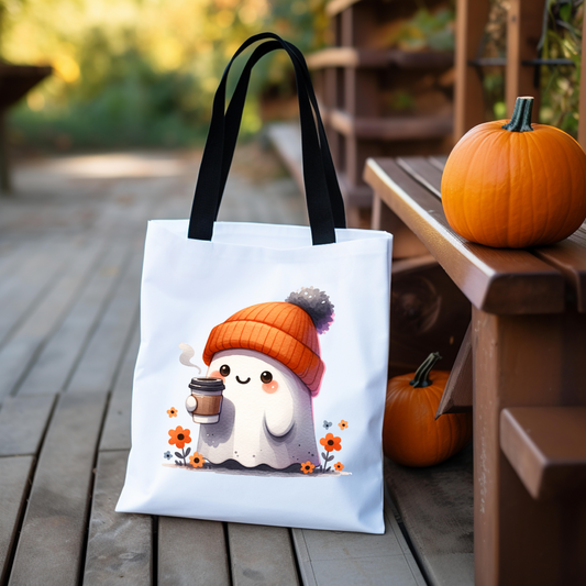 Coffee Ghost Tote Bag