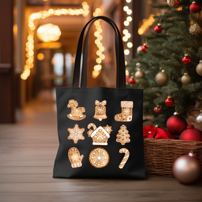 Christmas Cookie Collage Tote Bag