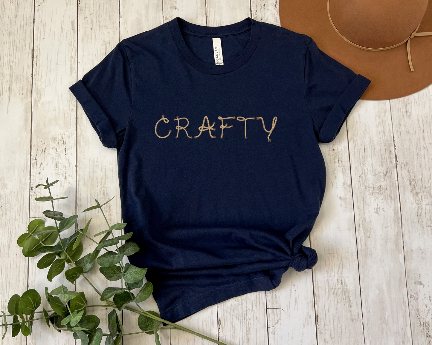 Crafty Rope Letter T-Shirt