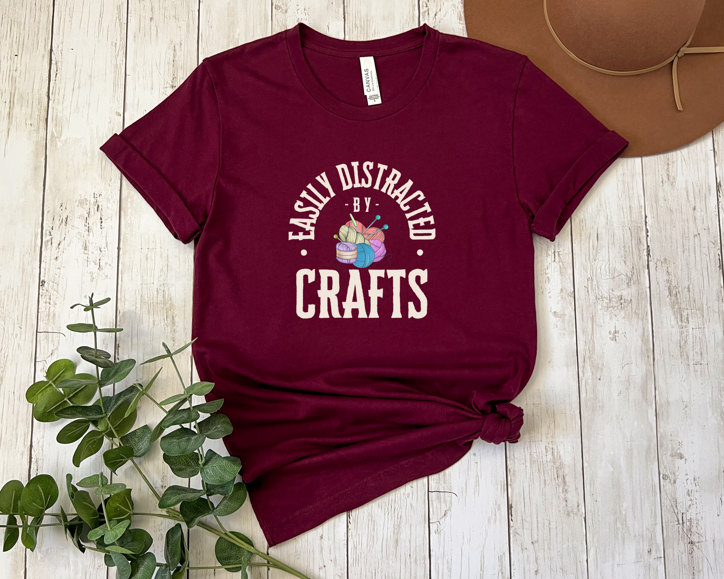 Easily Distracted By Crafts T-Shirt