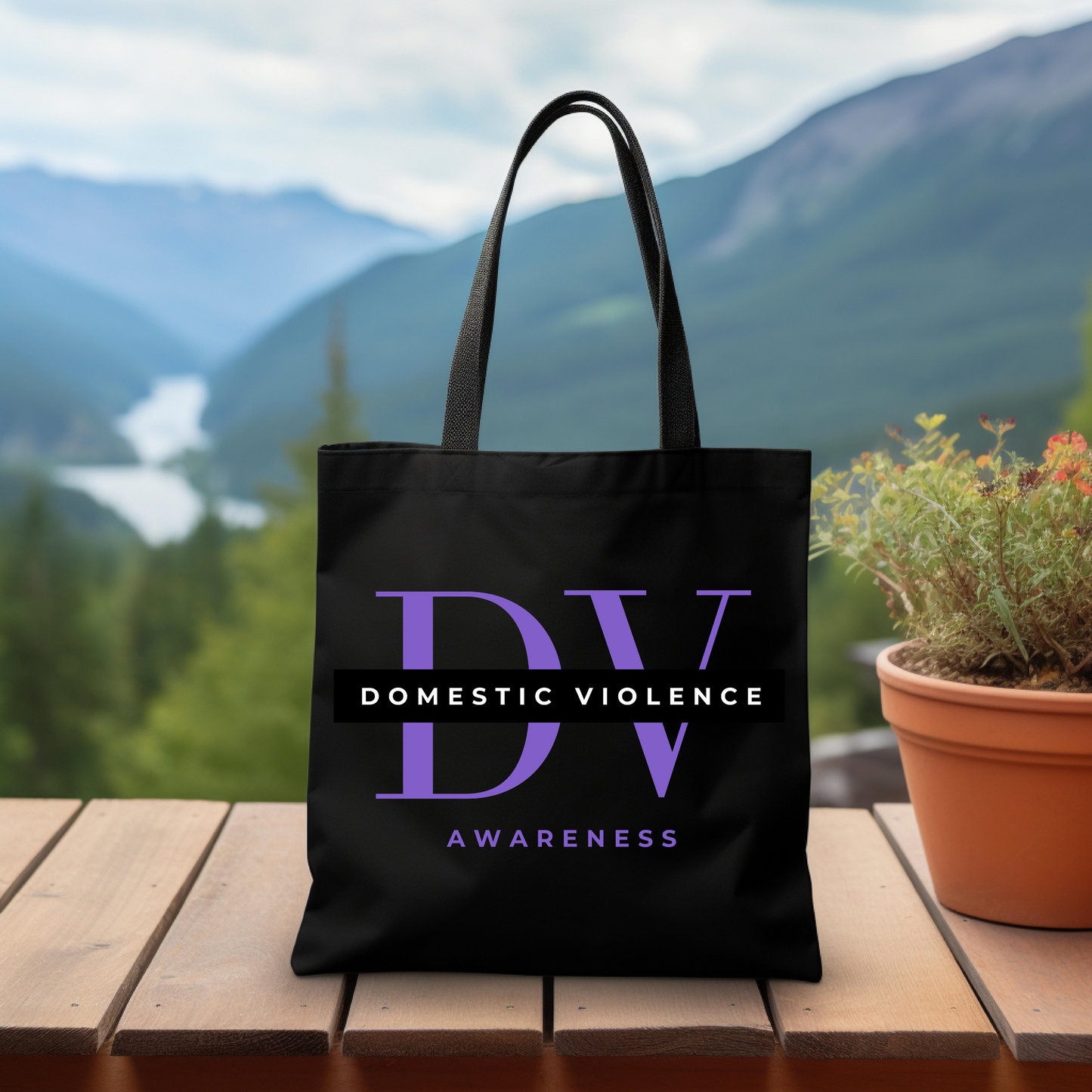 Domestic Violence Awareness Tote Bag