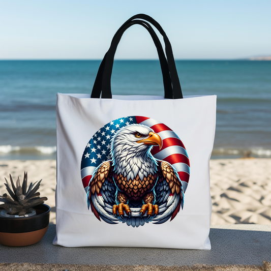 4th of July Eagle Tote Bag