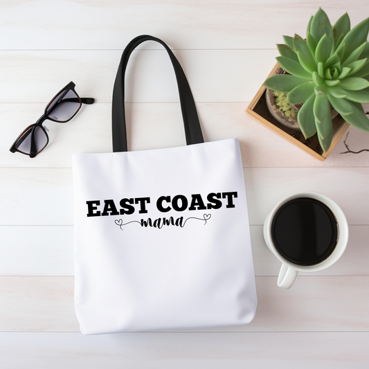 East Coast Mama Tote Bag - White