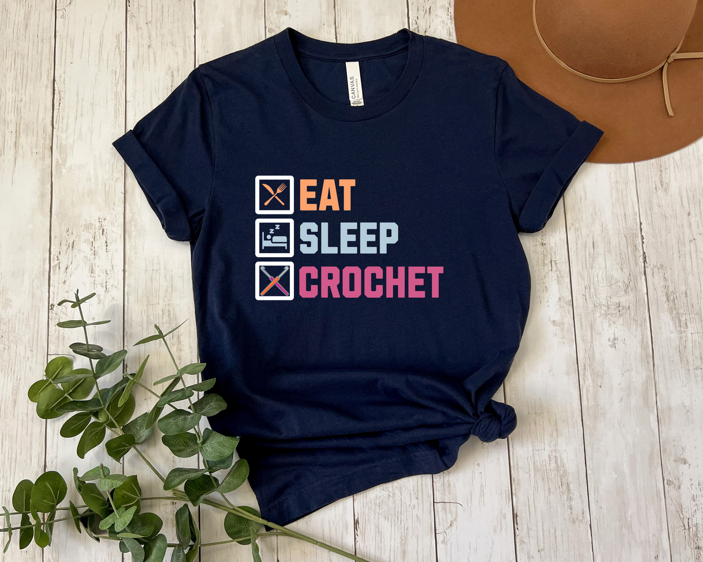 Eat Sleep Crochet T-Shirt