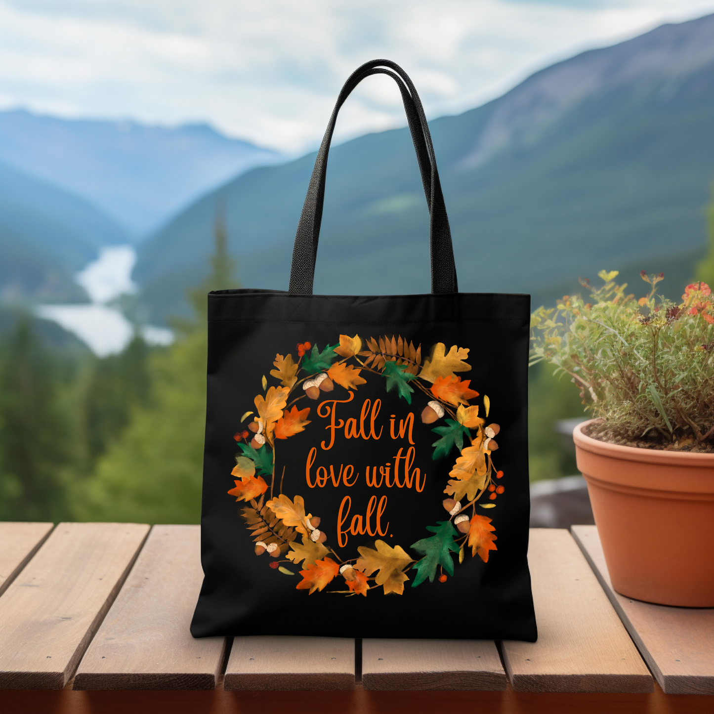 Fall In Love With Fall Tote Bag