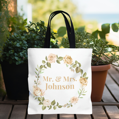 Personalized Wedding Tote Bag