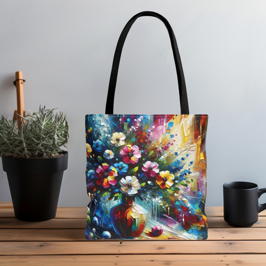 Flower Vase Tote Bag