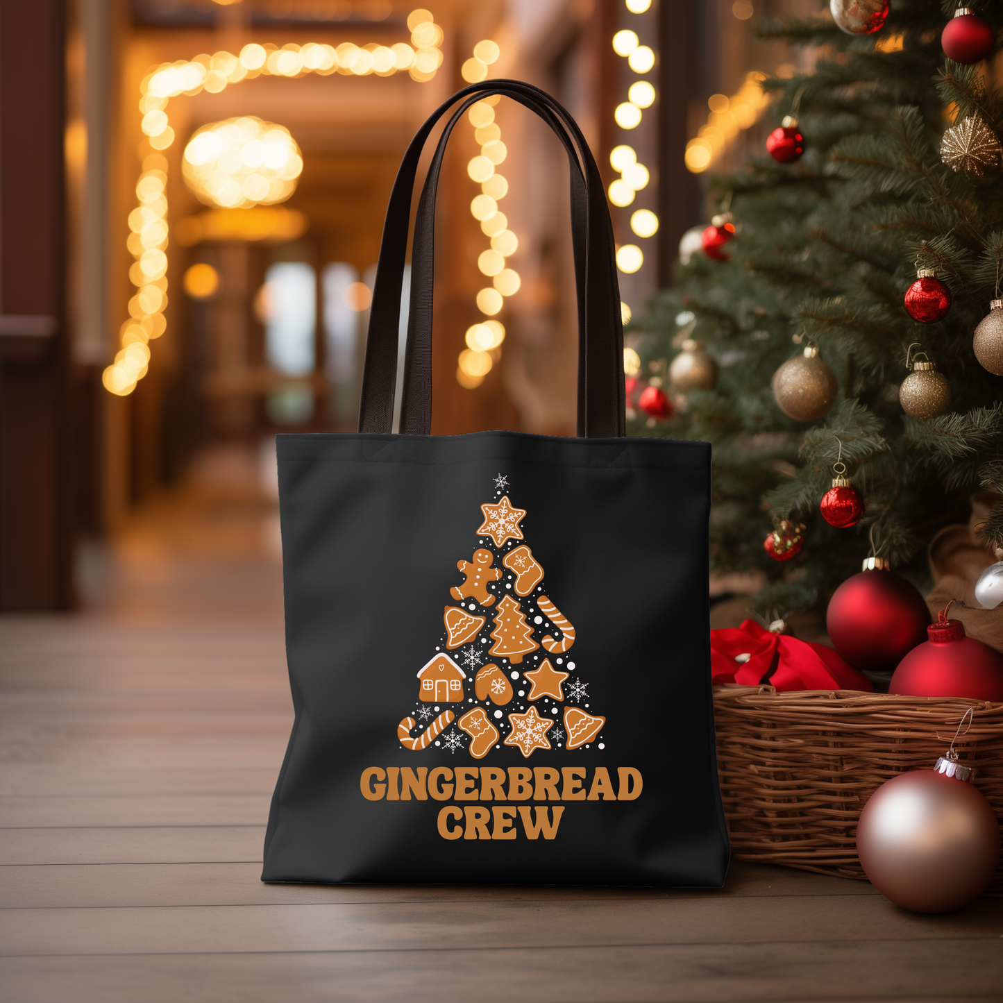 Gingerbread Crew Tote Bag