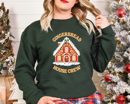 Gingerbread House Crew Sweatshirt