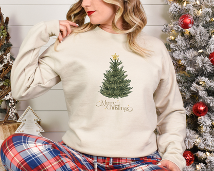 Merry Christmas Tree Sweatshirt